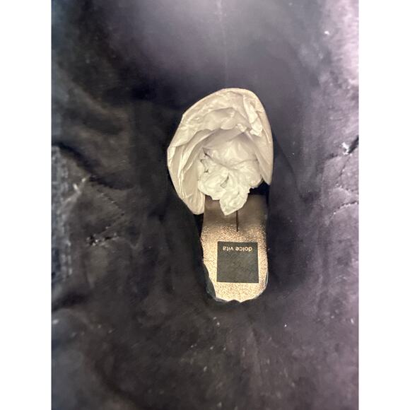 DOLCE VITA Landen Western Boots Pull On Heels Women's 7.5 Leather Pointed Toe - Picture 11 of 11